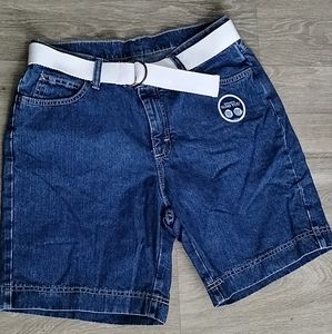 Vintage Y2K Riders by Lee blue jean shorts not very short size 8M
